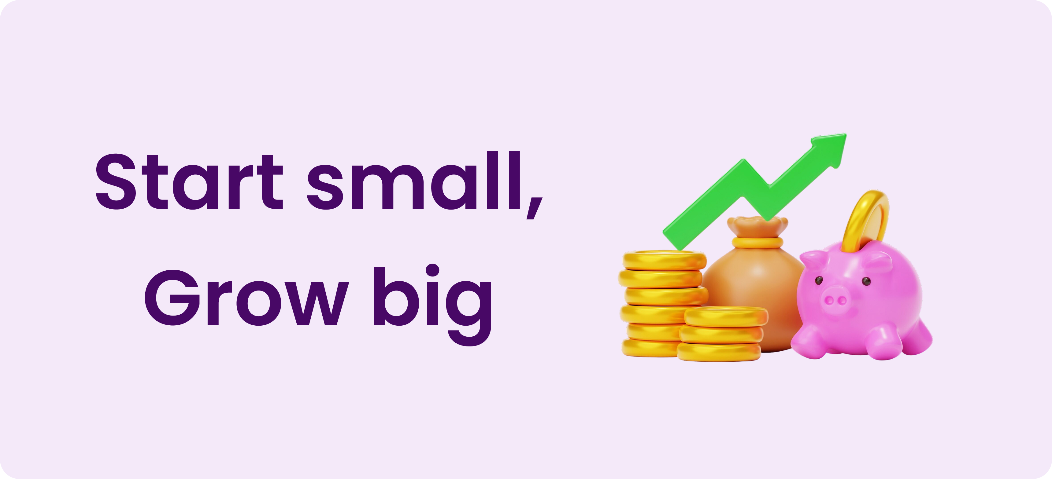 3D illustration of money going down a purple arrow